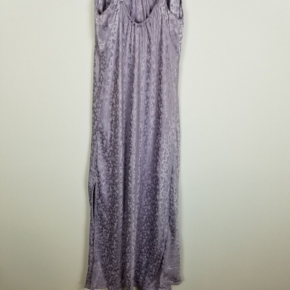 Topshop Lavender Purple Satin Maxi Dress - Picture 6 of 10